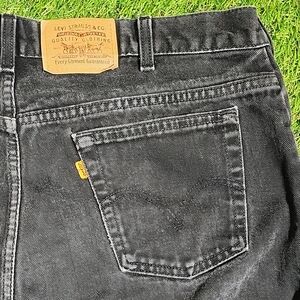 Levi's Men's Charcoal Jeans Orange Tab Vintage Made In Canada